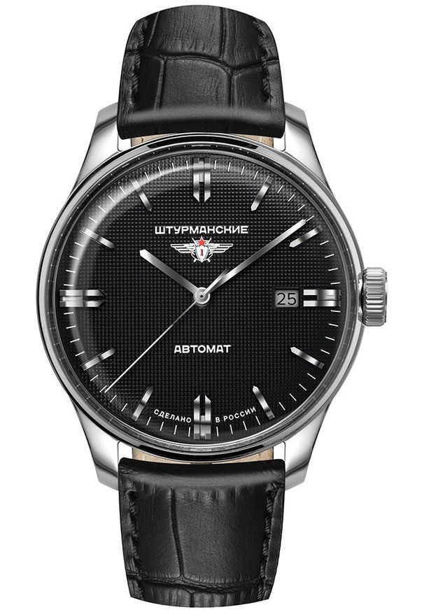 Zegarek męski Sturmanskie 9015-1271633 czarny. Kolor: czarny