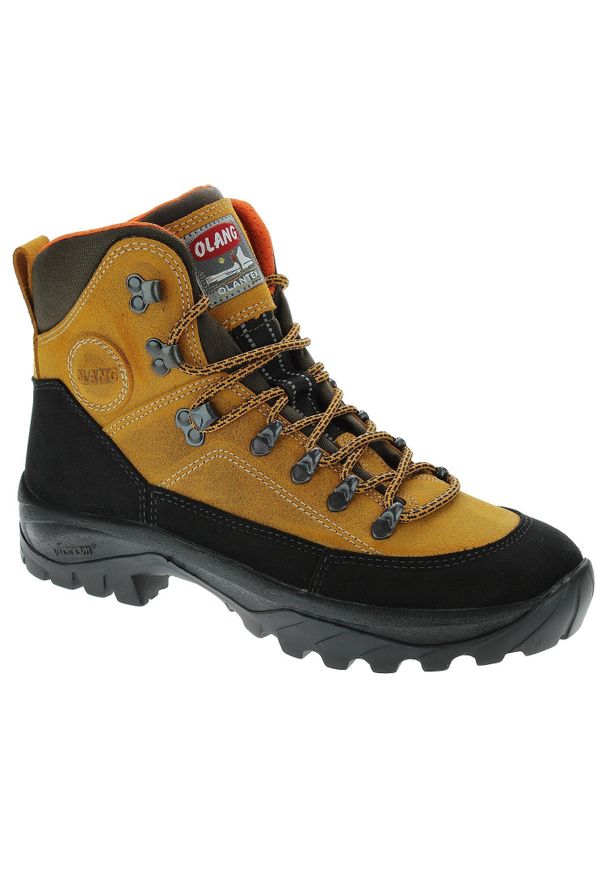Buty trekkingowe Olang NEPAL TEX. Kolor: wielokolorowy, żółty, brązowy. Styl: sportowy. Sport: turystyka piesza