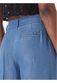 Fracomina Spodnie palazzo FS26SV3005D46901 Niebieski Wide Leg. Kolor: niebieski. Materiał: lyocell #4