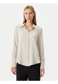 Rinascimento Koszula CFC0122916003 Beżowy Regular Fit. Kolor: beżowy. Materiał: syntetyk #1