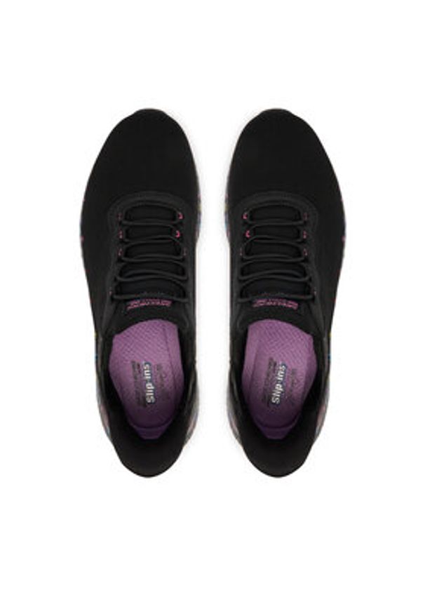 skechers - Skechers Sneakersy BOBS Sport Squad Chaos 117249/BBK Czarny. Kolor: czarny. Materiał: materiał. Model: Skechers Sport