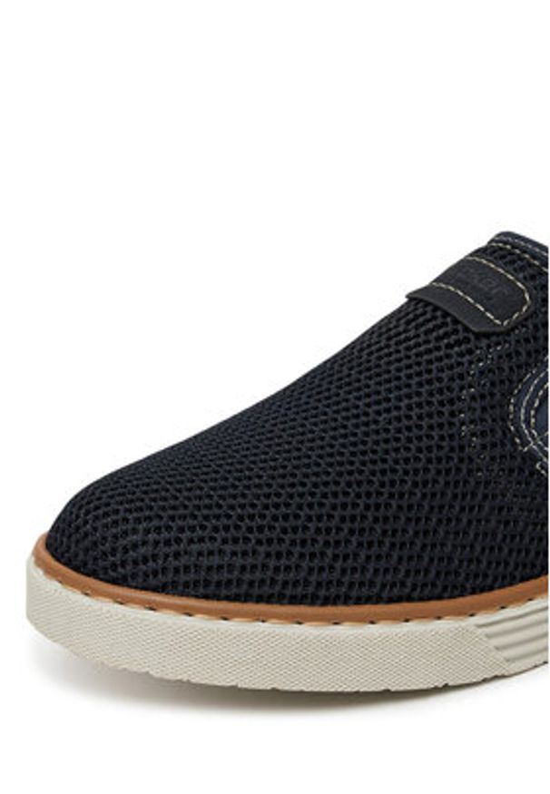 Rieker Półbuty B2267-14 Granatowy. Kolor: niebieski. Materiał: materiał