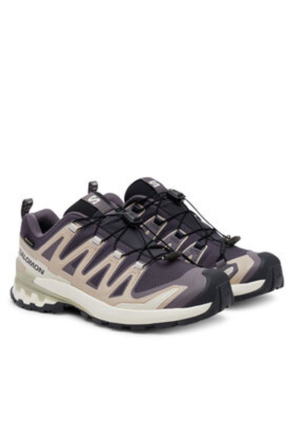 salomon - Salomon Buty do biegania Xa Pro 3D V9 Gore-Tex L47744700 Fioletowy. Kolor: fioletowy. Materiał: materiał. Technologia: Gore-Tex