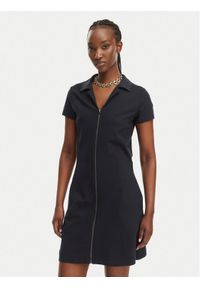 G-Star RAW - G-Star Raw Sukienka codzienna D28665-E406 Granatowy Regular Fit. Okazja: na co dzień. Kolor: niebieski. Materiał: wiskoza. Typ sukienki: proste. Styl: casual #1