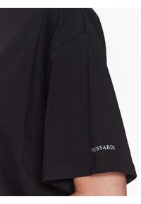 Trussardi Jeans - Trussardi T-Shirt 56T00561 Czarny Regular Fit. Kolor: czarny. Materiał: bawełna #5