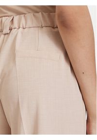 Maryley Spodnie materiałowe 26EB521/08BE Beżowy Regular Fit. Kolor: beżowy. Materiał: wiskoza #5