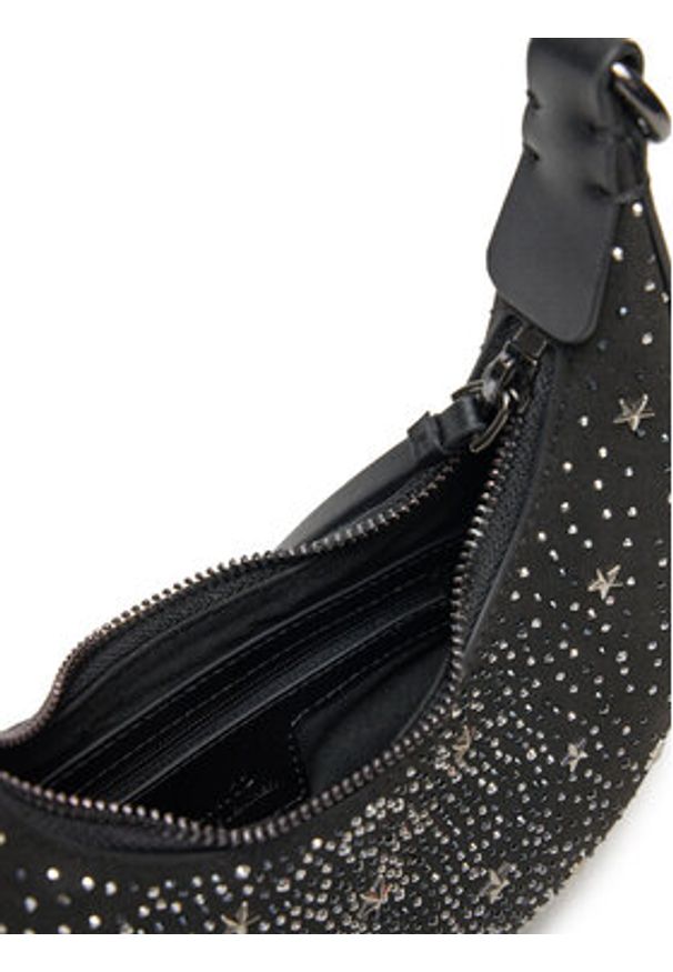 Pinko - PINKO Torebka Brioche Hobo Mini AI 24-25 PLTT 101433 A20F Czarny. Kolor: czarny. Materiał: skórzane, zamszowe