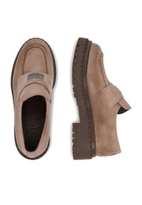 G-Star RAW - G-Star Raw Loafersy EO-DOLUNAY-25FW05 Beżowy. Kolor: beżowy. Materiał: skóra #5
