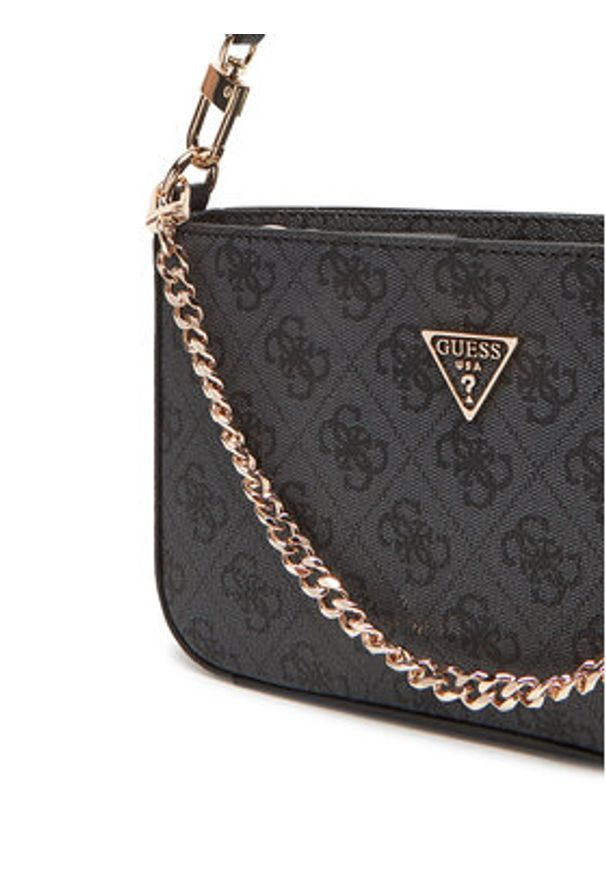 Guess Torebka Noelle II Mini HWBG96 72720 Szary. Kolor: szary. Materiał: skórzane