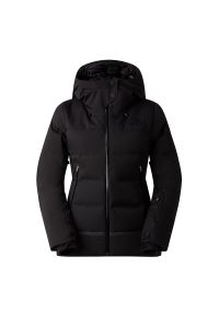Kurtka damska The North Face Cirque 0A87WSGOF1 - czarna. Kolor: czarny. Materiał: poliester, syntetyk, elastan, puch. Wzór: aplikacja. Sezon: zima. Styl: klasyczny. Sport: narciarstwo #1