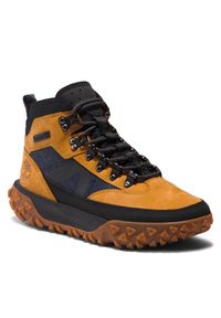 Timberland Sneakersy Gs Motion 6 Mid F/L Wp TB0A67JC2311 Brązowy. Kolor: brązowy. Materiał: skóra, nubuk