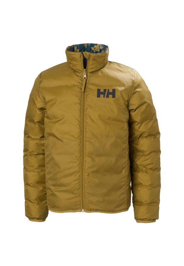 Kurtka ocieplana dla dzieci Helly Hansen Marka. Kolor: zielony. Materiał: puch