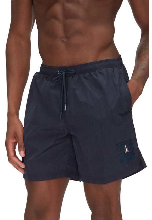 Aeronautica Militare - AERONAUTICA MILITARE Granatowe męskie szorty kąpielowe, Rozmiar 54. Kolor: niebieski