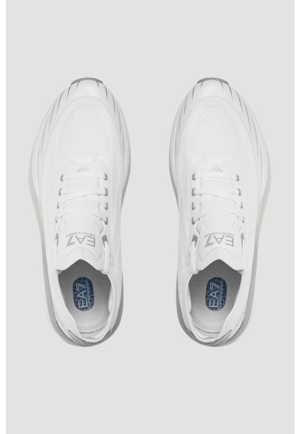 EA7 Emporio Armani - EA7 Białe sneakersy. Kolor: biały