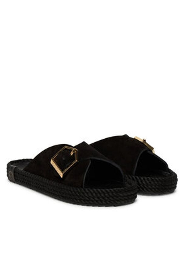 Bohonomad Klapki Casablanca CAS.20-00020 Czarny. Kolor: czarny. Materiał: skóra