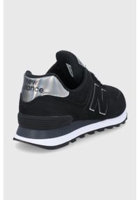 New Balance buty WL574DM2 kolor czarny. Nosek buta: okrągły. Zapięcie: sznurówki. Kolor: czarny. Materiał: guma. Model: New Balance 574 #4