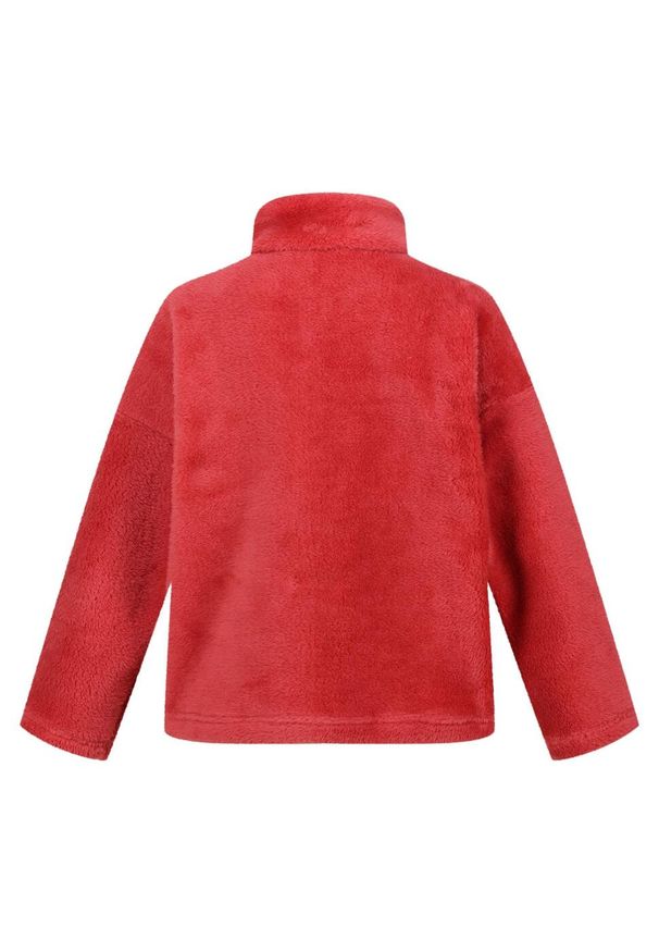 Regatta - Puszysty Polar Damski Zeeke. Kolekcja: plus size. Kolor: czerwony. Materiał: polar. Sport: turystyka piesza