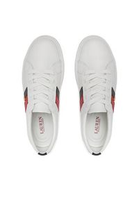 Lauren Ralph Lauren - LAUREN RALPH LAUREN Sneakersy Janson II 802925365006 Biały. Kolor: biały. Materiał: skóra #6