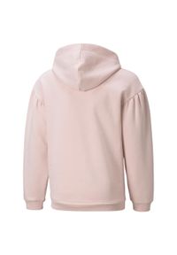 Bluza dla dzieci Puma Alpha Hoodie FL jasnoróżowa. Kolor: różowy #2