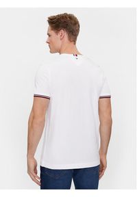 TOMMY HILFIGER - Tommy Hilfiger T-Shirt Logo MW0MW32584 Biały Regular Fit. Kolor: biały. Materiał: bawełna