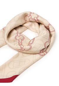 TOMMY HILFIGER - Tommy Hilfiger Szal Chain Silk Large Scarf AW0AW18277 Czerwony. Kolor: czerwony. Materiał: jedwab #3