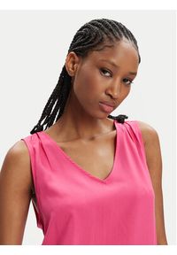 Vero Moda Bluzka Brit 10286648 Różowy Loose Fit. Kolor: różowy. Materiał: wiskoza #4