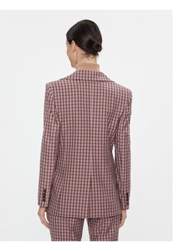 Marella Marynarka Tonale 2330460236200 Fioletowy Regular Fit. Kolor: fioletowy. Materiał: syntetyk