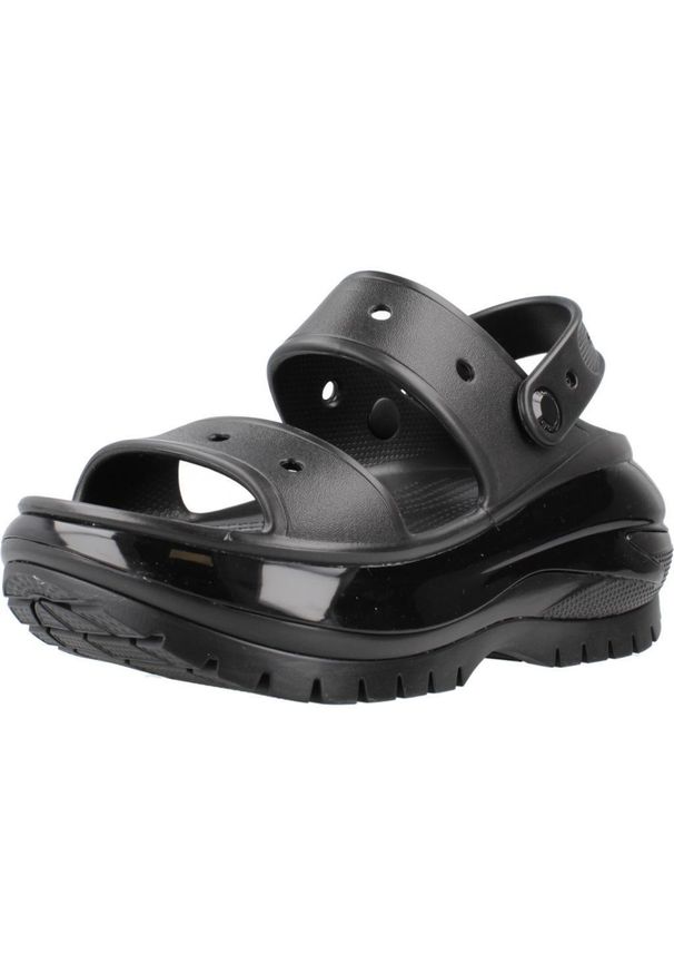 Klapki Crocs Model Classic Mega Crush Sandal Kolor Czarny. Kolor: czarny. Materiał: materiał, syntetyk