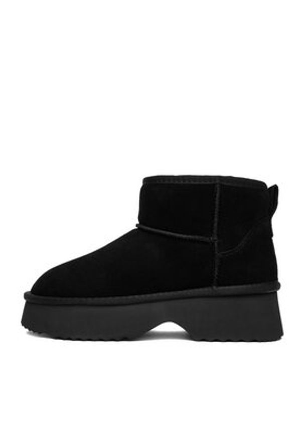 Badura Śniegowce EO-ANIKA-TS6302-01 Czarny. Kolor: czarny. Materiał: skóra, zamsz