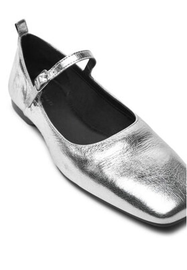 Vagabond Shoemakers Baleriny Delia 5307-483-79 Srebrny. Kolor: srebrny. Materiał: skóra