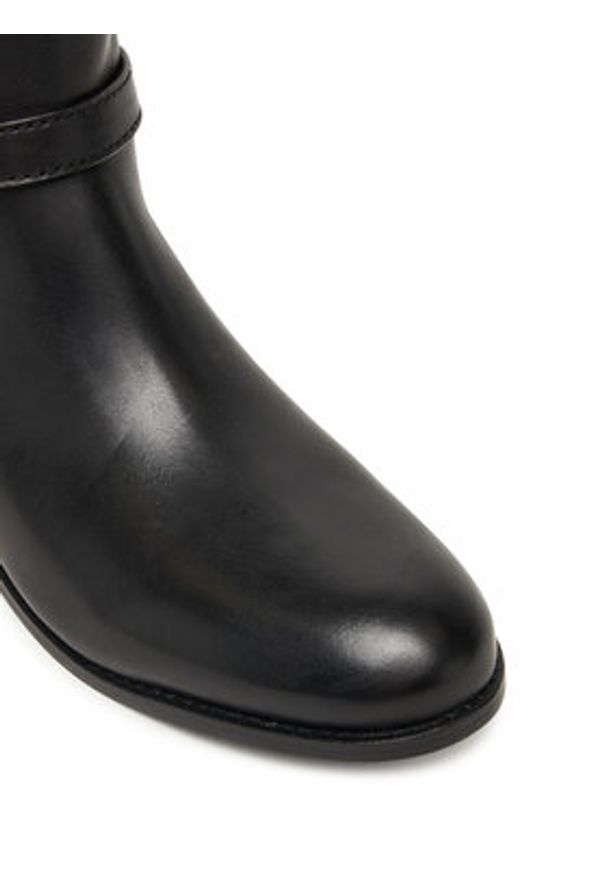Lauren Ralph Lauren - LAUREN RALPH LAUREN Botki Brooke 802967768001 Czarny. Kolor: czarny. Materiał: skóra