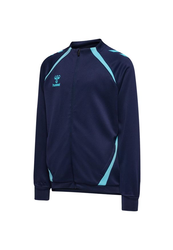 Dziecięca bluza dresowa zapinana na zamek Hummel Lead 2.0. Kolor: niebieski. Materiał: dresówka. Sport: piłka ręczna