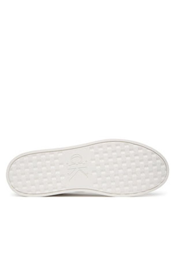 Calvin Klein Sneakersy 3 Cupsole Pu YM0YM01213 Biały. Kolor: biały. Materiał: skóra