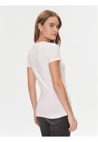 Guess T-Shirt W4RI35 J1314 Różowy Slim Fit. Kolor: różowy. Materiał: bawełna #4
