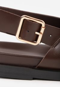 Born2be - Ciemnobrązowe Sandały VICES Ozdobione Frędzlami Lironis. Okazja: na co dzień. Zapięcie: sprzączka. Kolor: brązowy. Wzór: aplikacja. Sezon: lato. Styl: casual, elegancki #8