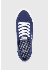 Pepe Jeans tenisówki brady w basic damskie kolor granatowy. Nosek buta: okrągły. Zapięcie: sznurówki. Kolor: niebieski. Materiał: guma #3