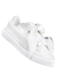 Buty dziecięce do chodzenia Puma BASKET HEART SPARKLE PS. Kolor: biały. Sport: turystyka piesza #1