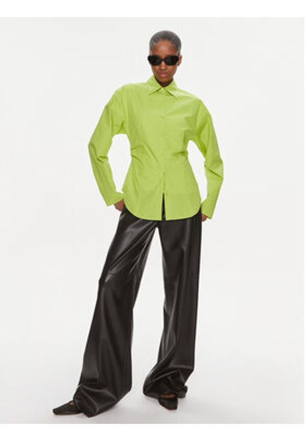 Hugo Koszula Ezrya 50506844 Zielony Regular Fit. Kolor: zielony. Materiał: bawełna