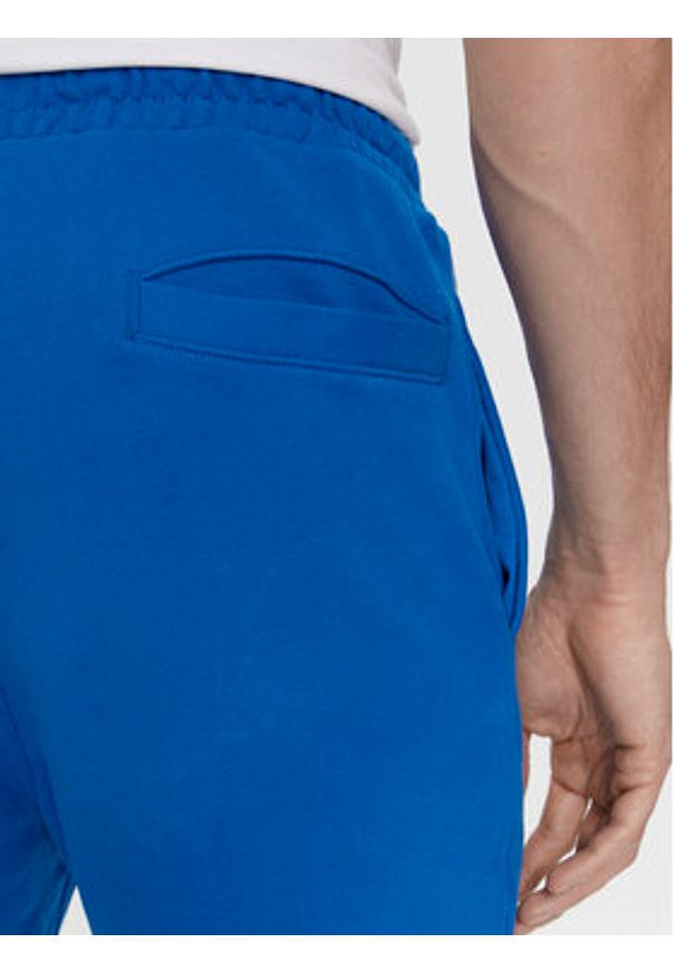 Tommy Jeans Szorty sportowe Tjm Entry Graphic DM0DM19153 Niebieski Regular Fit. Kolor: niebieski. Materiał: bawełna. Styl: sportowy