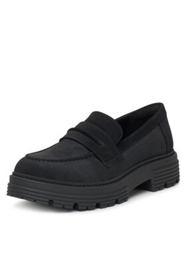 Jenny - JENNY Loafersy MOLLIE WS6211-07 Czarny. Kolor: czarny. Materiał: materiał, syntetyk