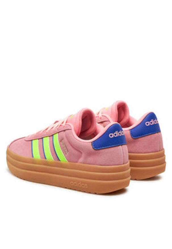 Adidas - adidas Sneakersy VL Court Bold IH8089 Różowy. Kolor: różowy. Materiał: zamsz, skóra