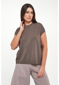 Kamizelka damska wełniana PESERICO. Materiał: wełna #1