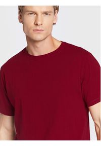 Imperial T-Shirt TK42EDTL Bordowy Regular Fit. Kolor: czerwony. Materiał: bawełna #6