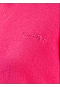 TOMMY HILFIGER - Tommy Hilfiger Bluza Terry WW0WW38841 Różowy Regular Fit. Kolor: różowy. Materiał: bawełna, syntetyk #2