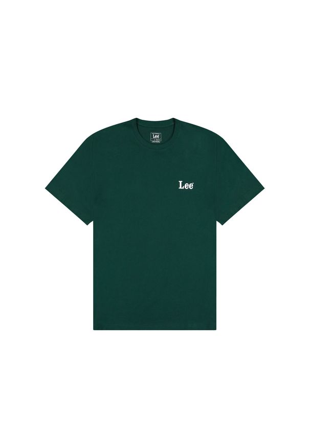 Lee - MESKA KOSZULKA LEE SS SMALL LOGO TEE JADE FOREST 112370501