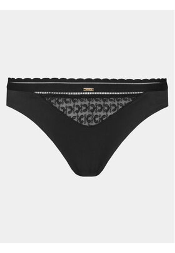 Chantelle Figi klasyczne Monogram C11ZA0 Czarny. Kolor: czarny. Materiał: syntetyk