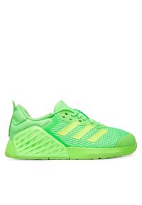 Adidas - Buty na siłownię adidas. Kolor: zielony. Sport: fitness