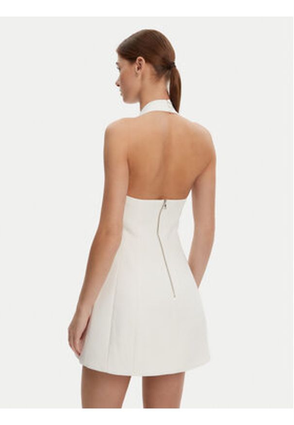 BARDOT Sukienka koktajlowa 59857DB1 Biały Slim Fit. Kolor: biały. Materiał: syntetyk. Styl: wizytowy