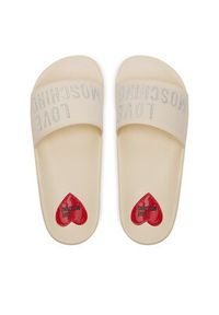 Love Moschino - LOVE MOSCHINO Klapki JA28122G1MI13110 Écru. Materiał: syntetyk #5
