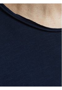 Jack & Jones - Jack&Jones T-Shirt Basher 12182498 Granatowy Regular Fit. Kolor: niebieski. Materiał: bawełna #5